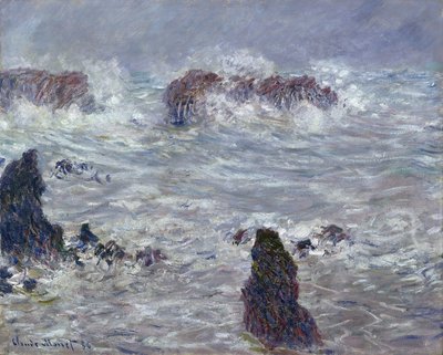 Sturm vor der Küste von Belle-Ile, 1886 von Claude Monet